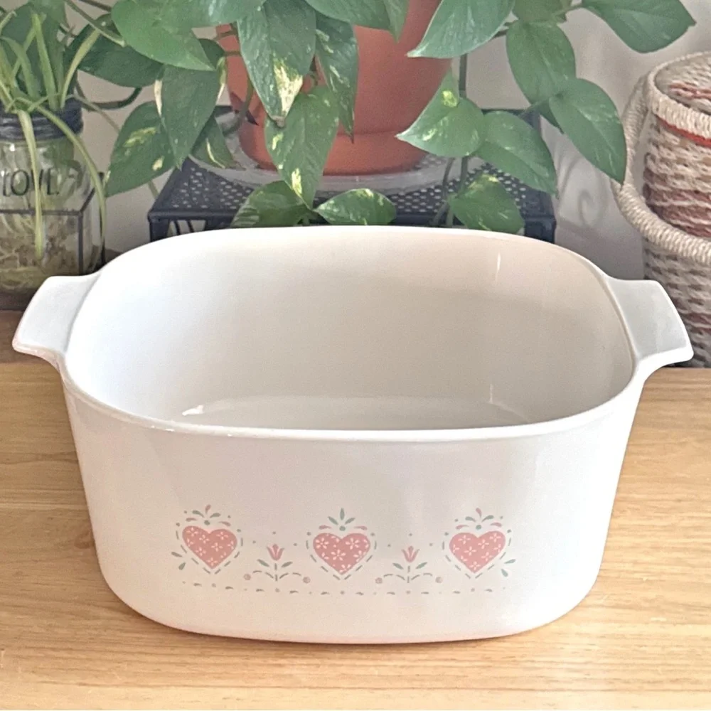 Vintage 80s CorningWare Forever Yours A-5-B Dutch Oven Casserole Dish NO LID